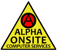 Alpha Onsite Triangle logo